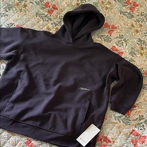 🆕Lululemon Atmospheric Purple Big Cozy Oversized Hoodie with Script Logo, size M